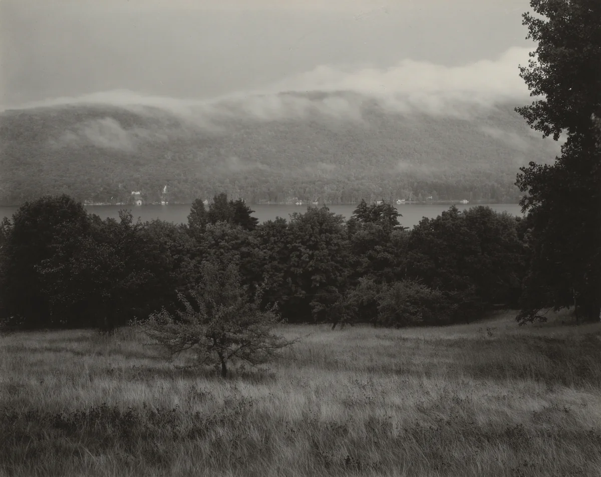 Lake George from the Hill by Alfred Stieglitz, photograph, 1932
