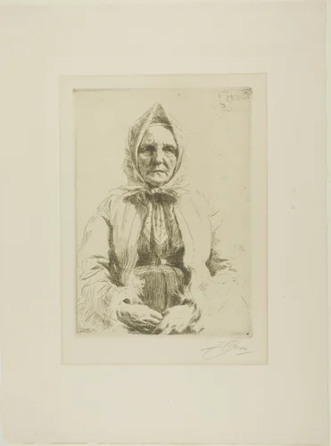 Mona by Anders Zorn, print, 1911