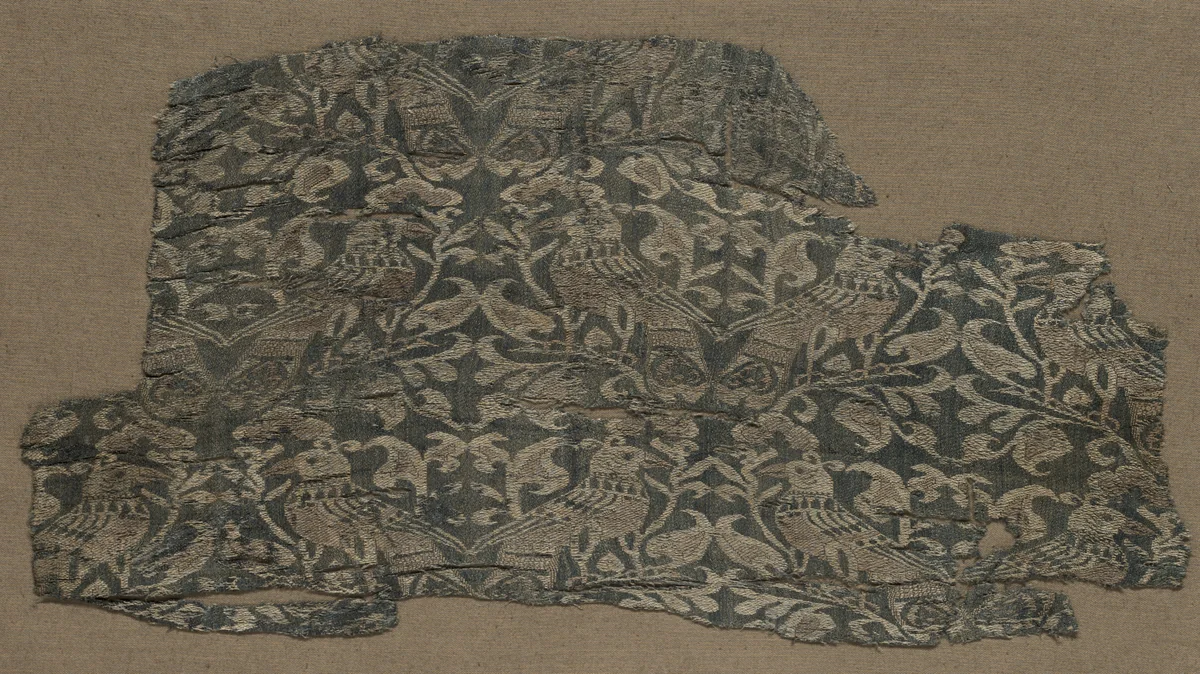 Fragment by Unknown, textile, 1180-1948