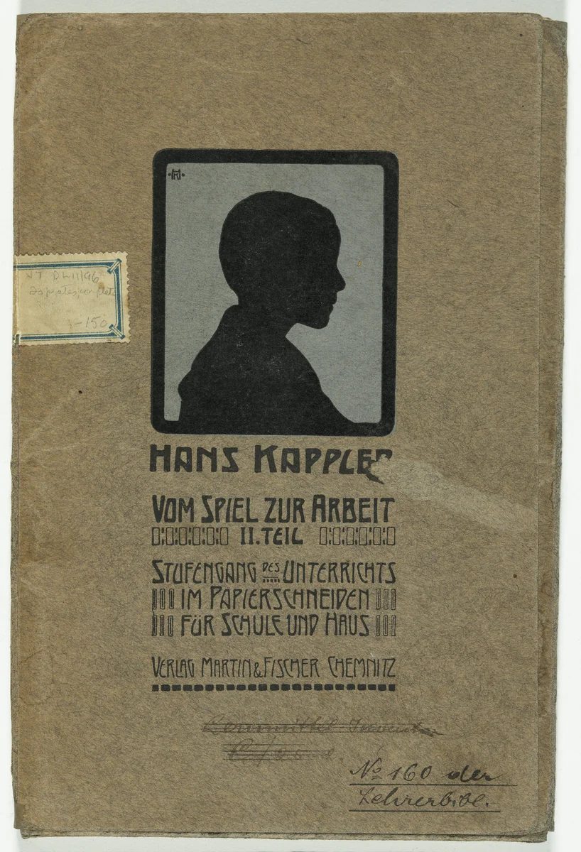 Gift 13: Paper Cutting (Kindergarten material based on the educational theories of Friedrich Froebel) by Hans Kappler, design, 1920