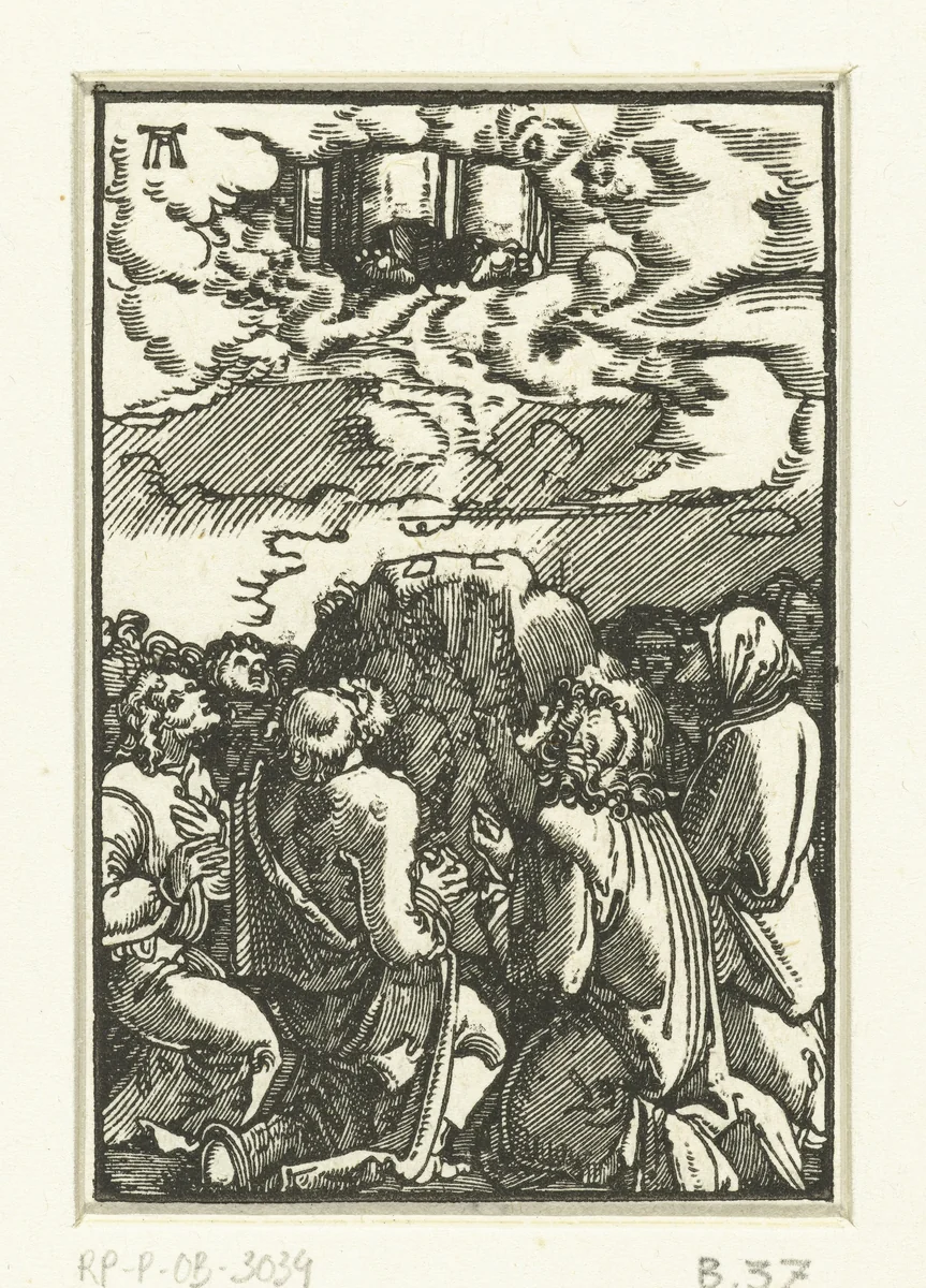 Hemelvaart van Christus by Unknown, print, 1506-1538