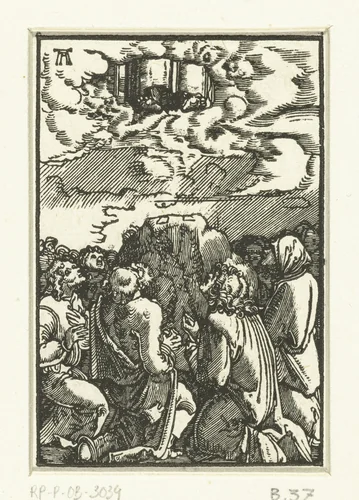 Hemelvaart van Christus by Unknown, print, 1506-1538