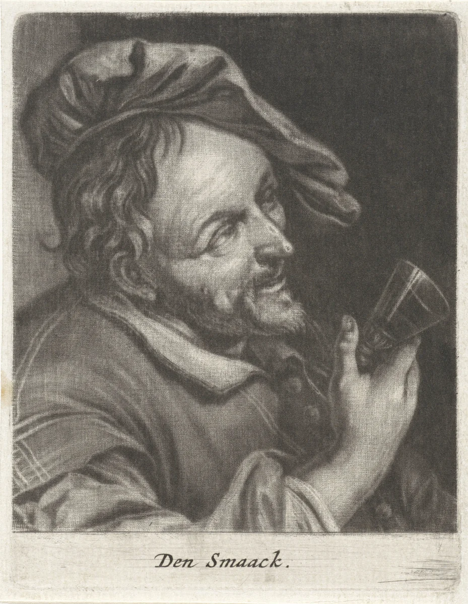De smaak by Jacob Toorenvliet, print, 1651-1719