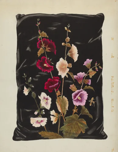 Pillow by Florence Huston, index of american design, 1937