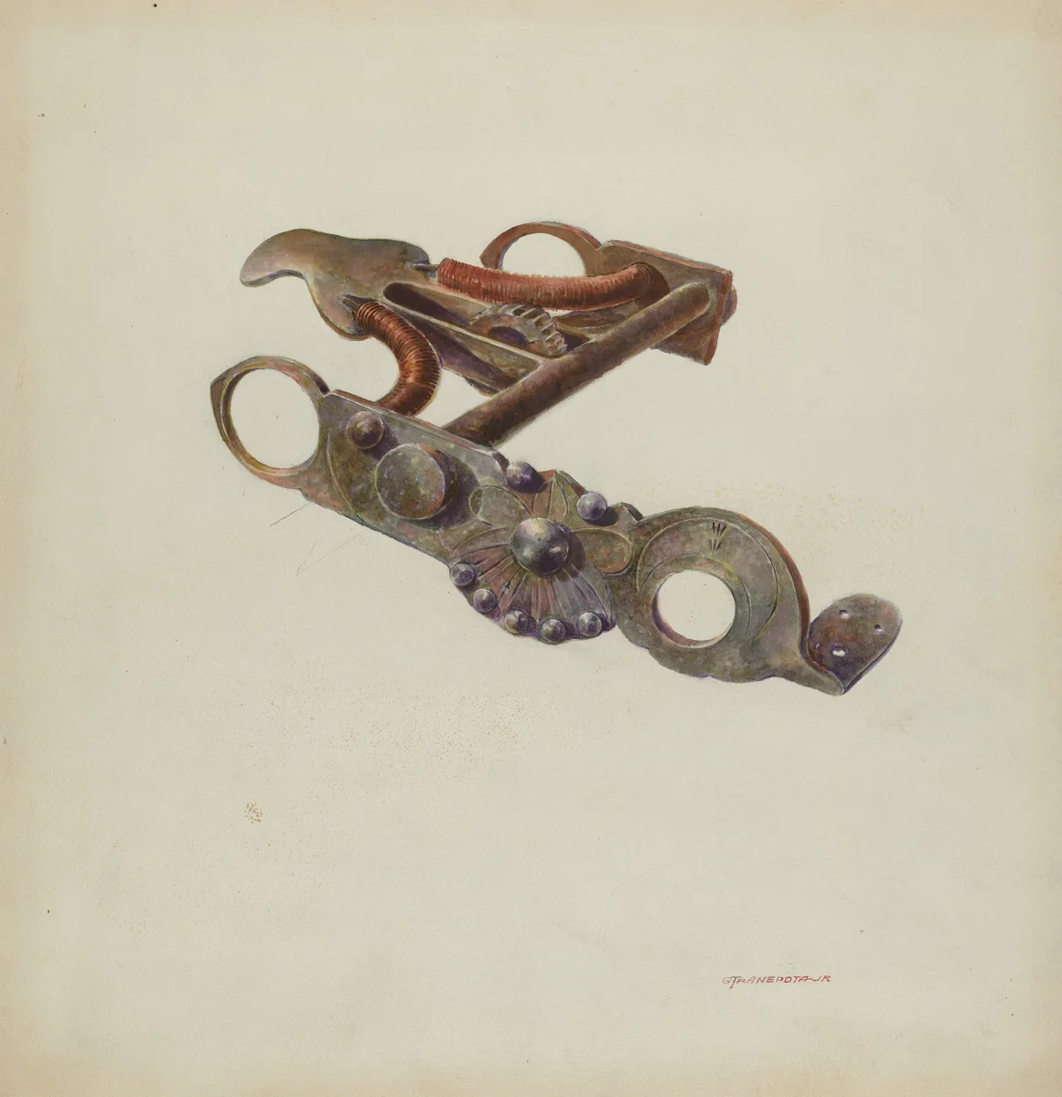 Bit by Gerald Transpota, index of american design, 1935-1942