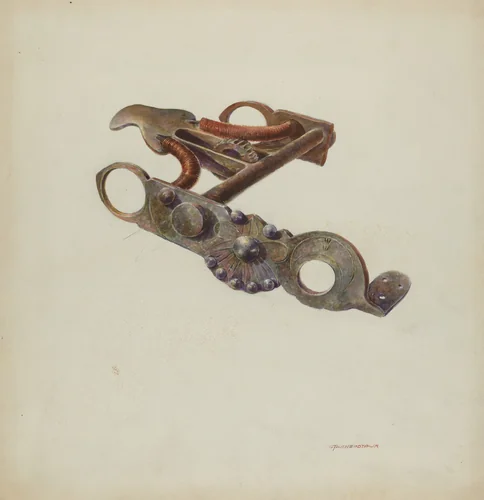 Bit by Gerald Transpota, index of american design, 1935-1942