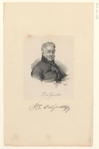 Portret van René-Nicolas Dufriche Desgenettes by anonymous, print, 1818-1842