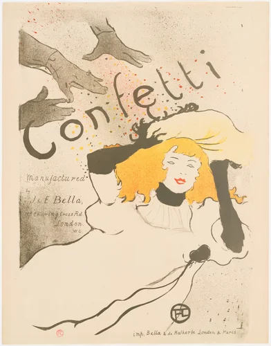 Confetti by Henri de Toulouse-Lautrec, print, 1894