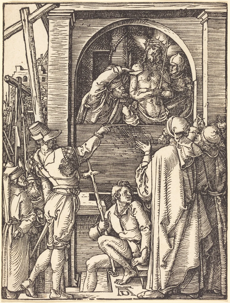 Ecce Homo by Albrecht Dürer, print, 1509-1510