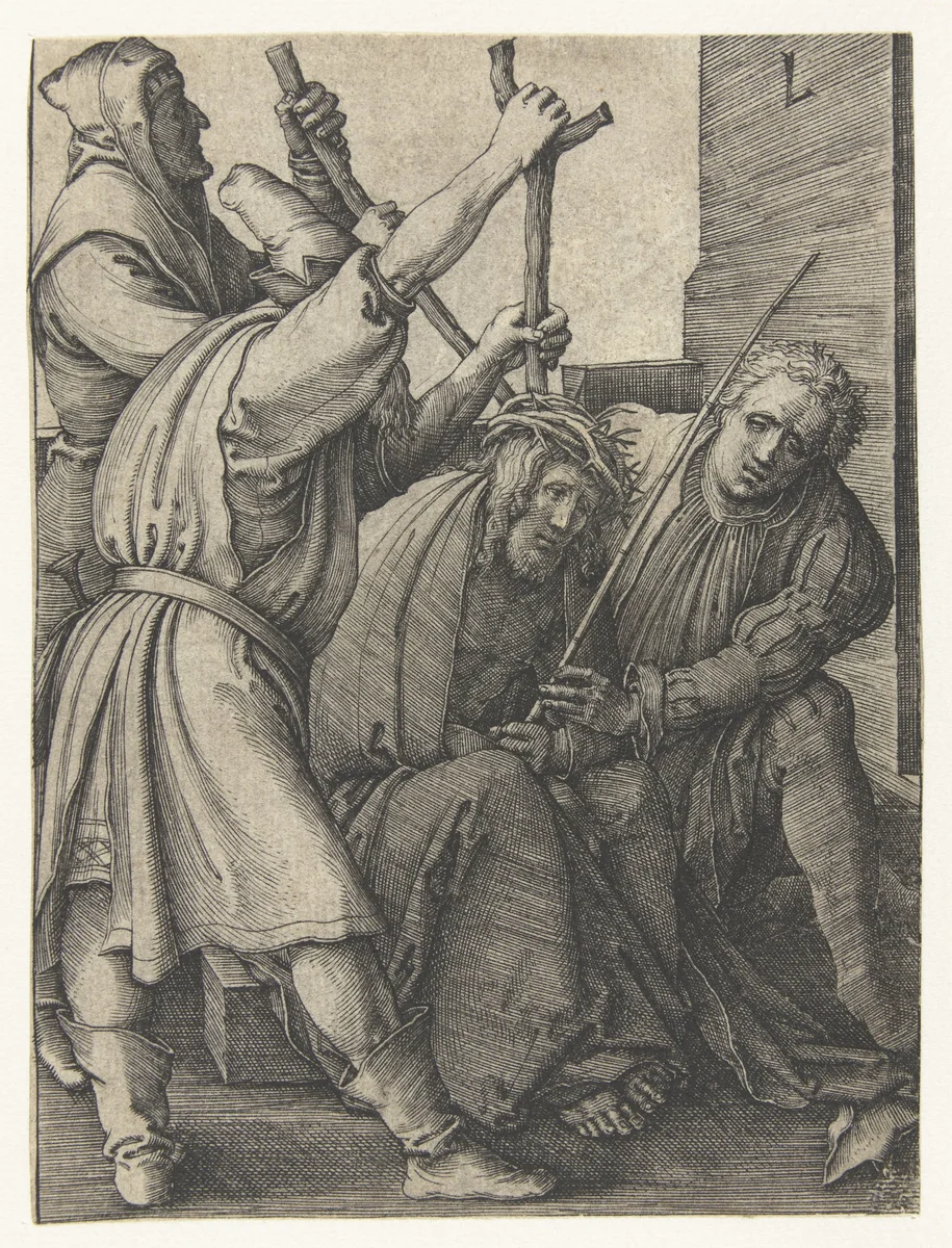 Doornenkroning by Unknown, print, 1510-1514