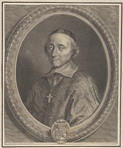 François Fouquet by Grégoire Huret, print, 1660