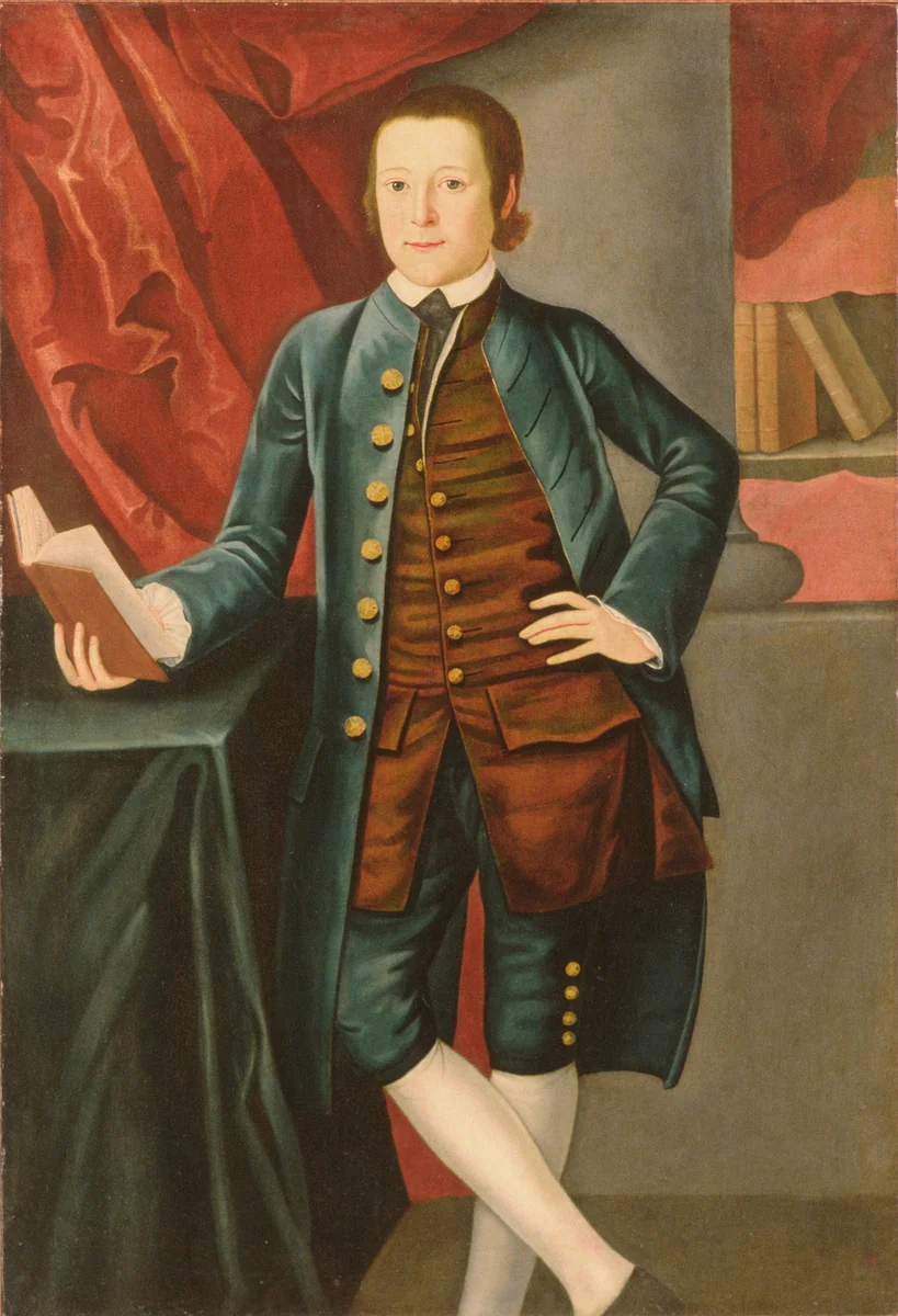 Boy of the Crossfield Family (Possibly Richard Crossfield) by John Durand, artwork, 1763-1768