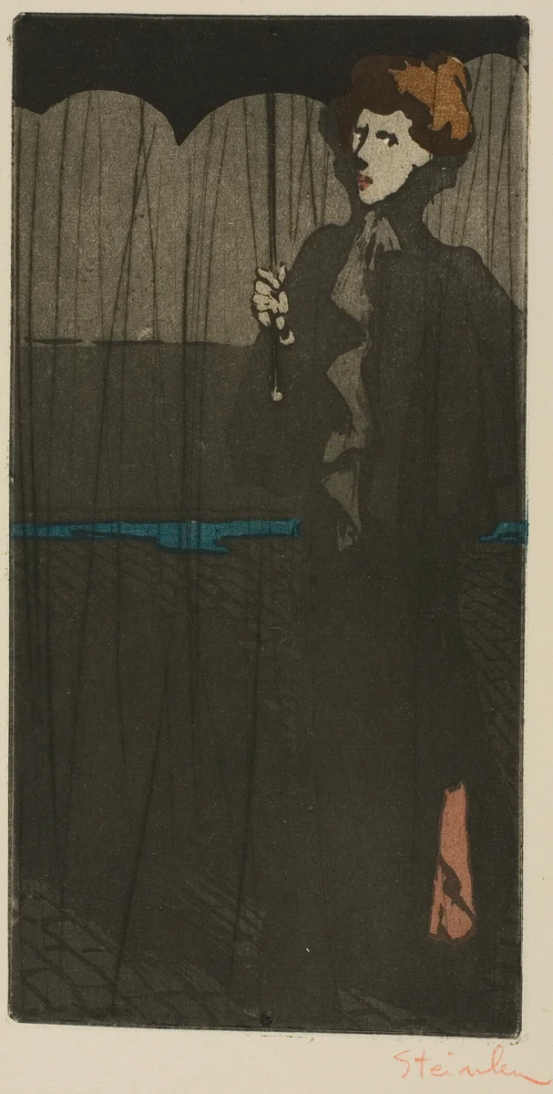 The Shower by Théophile Alexandre Steinlen, print, 1898