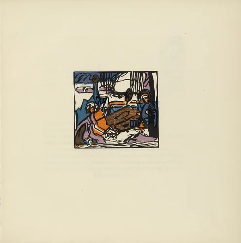 White Sound (Weisser Klang) (plate, folio 26) from Klänge (Sounds) by Wassily Kandinsky, illustrated book, 1913