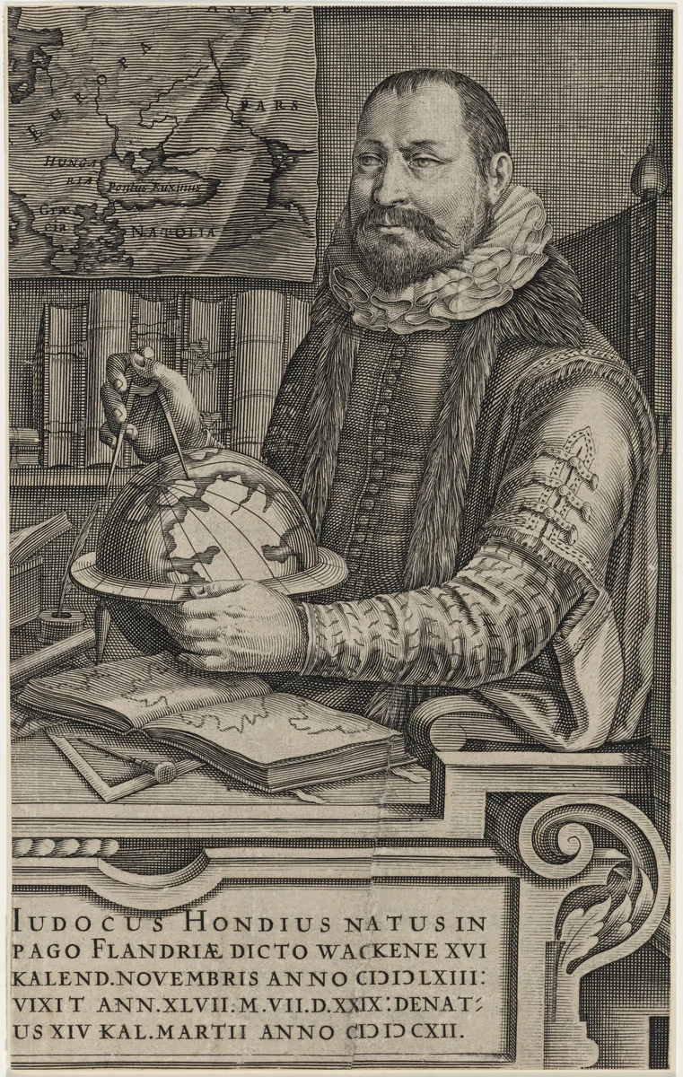 Jodocus Hondius by Jodocus Hondius, print, 1563-1612