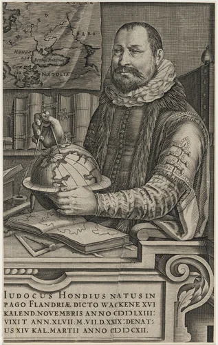 Jodocus Hondius by Jodocus Hondius, print, 1563-1612