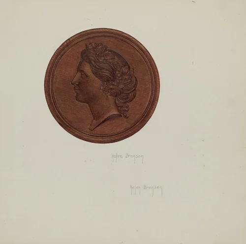 Tie-back by Helen Bronson, index of american design, 1938