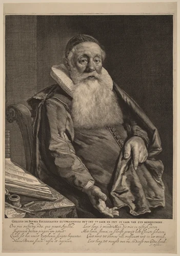 Gellius de Bouma by Cornelis Visscher, print, 1629-1662