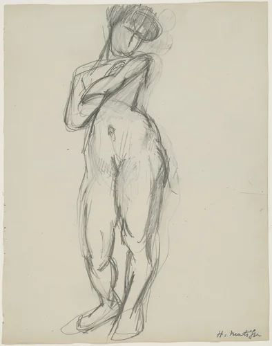 Study for Madeleine by Henri Matisse, drawing, 1901