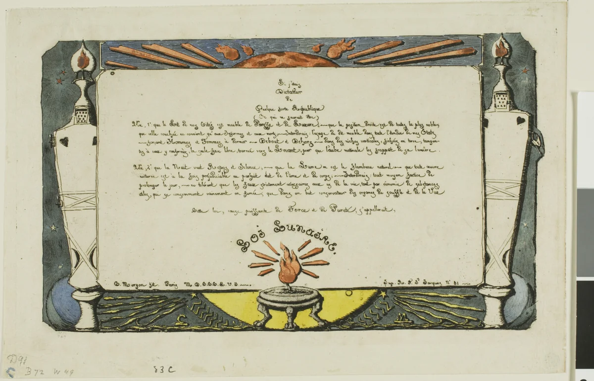 Lunar Law, No. 1 by Charles Meryon, print, 1856