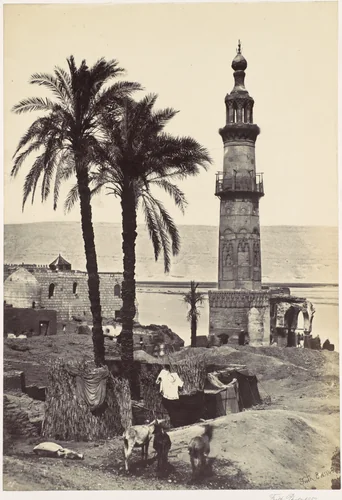 View at Girgeh by Francis Frith, photograph, 1857