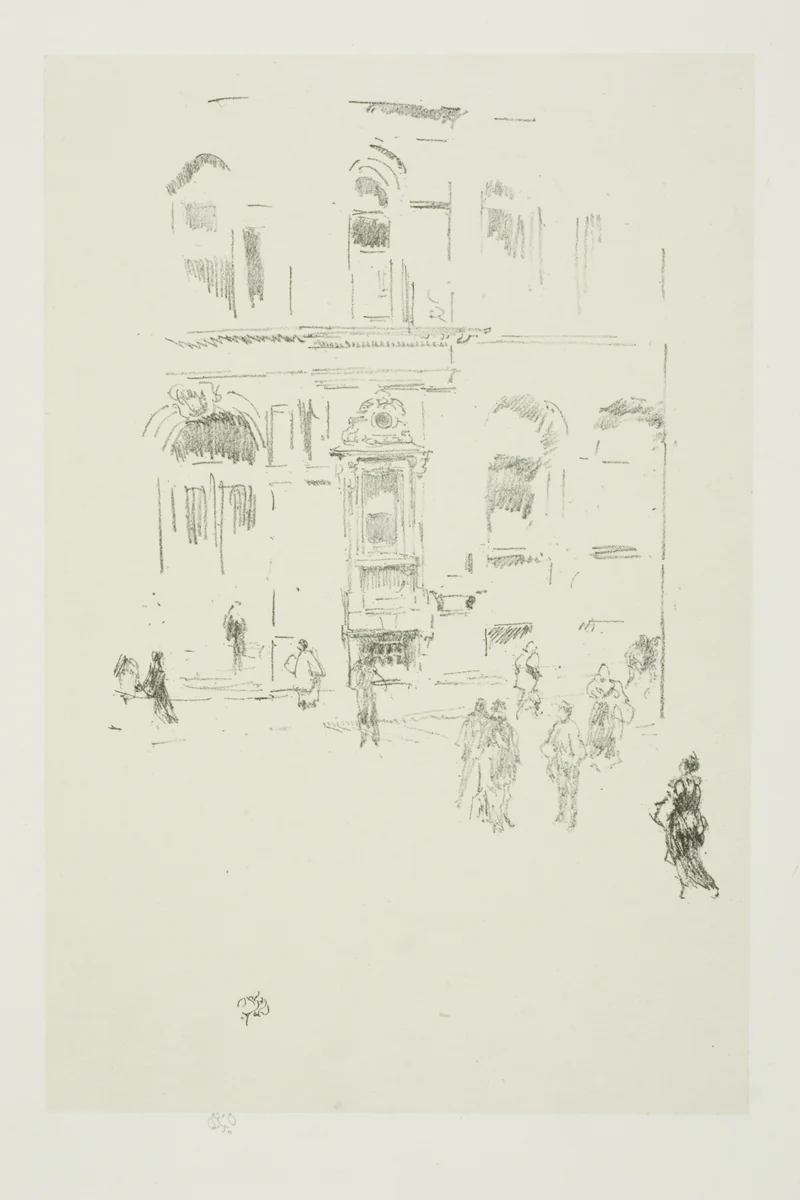 Victoria Club by James McNeill Whistler, print, 1879-1887