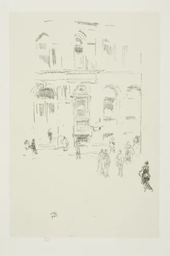 Victoria Club by James McNeill Whistler, print, 1879-1887