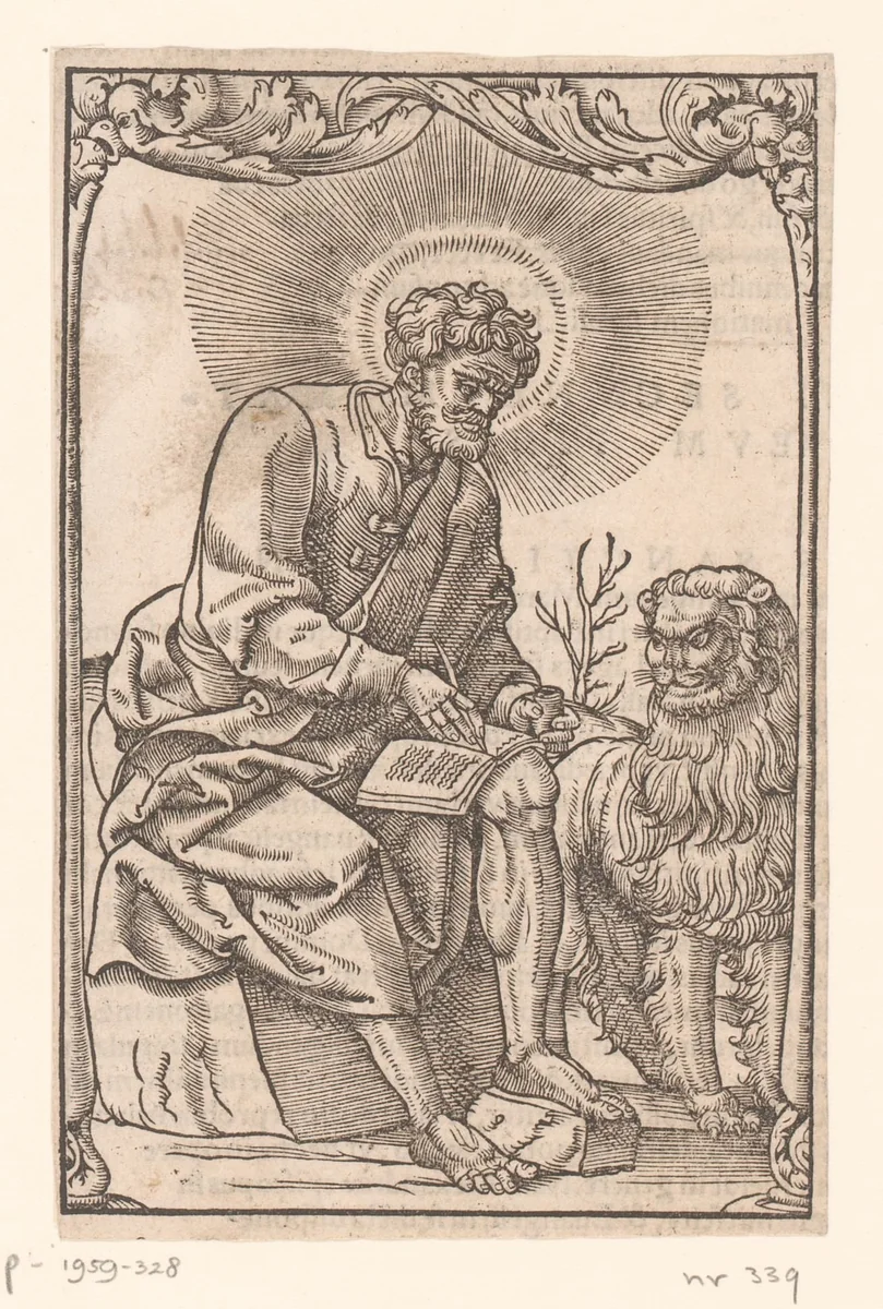 Evangelist Marcus by anonymous, print, 1527