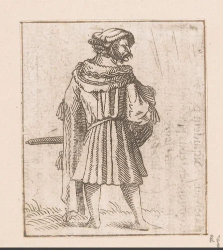 Slechte prins by Caspar Merian, print, 1516