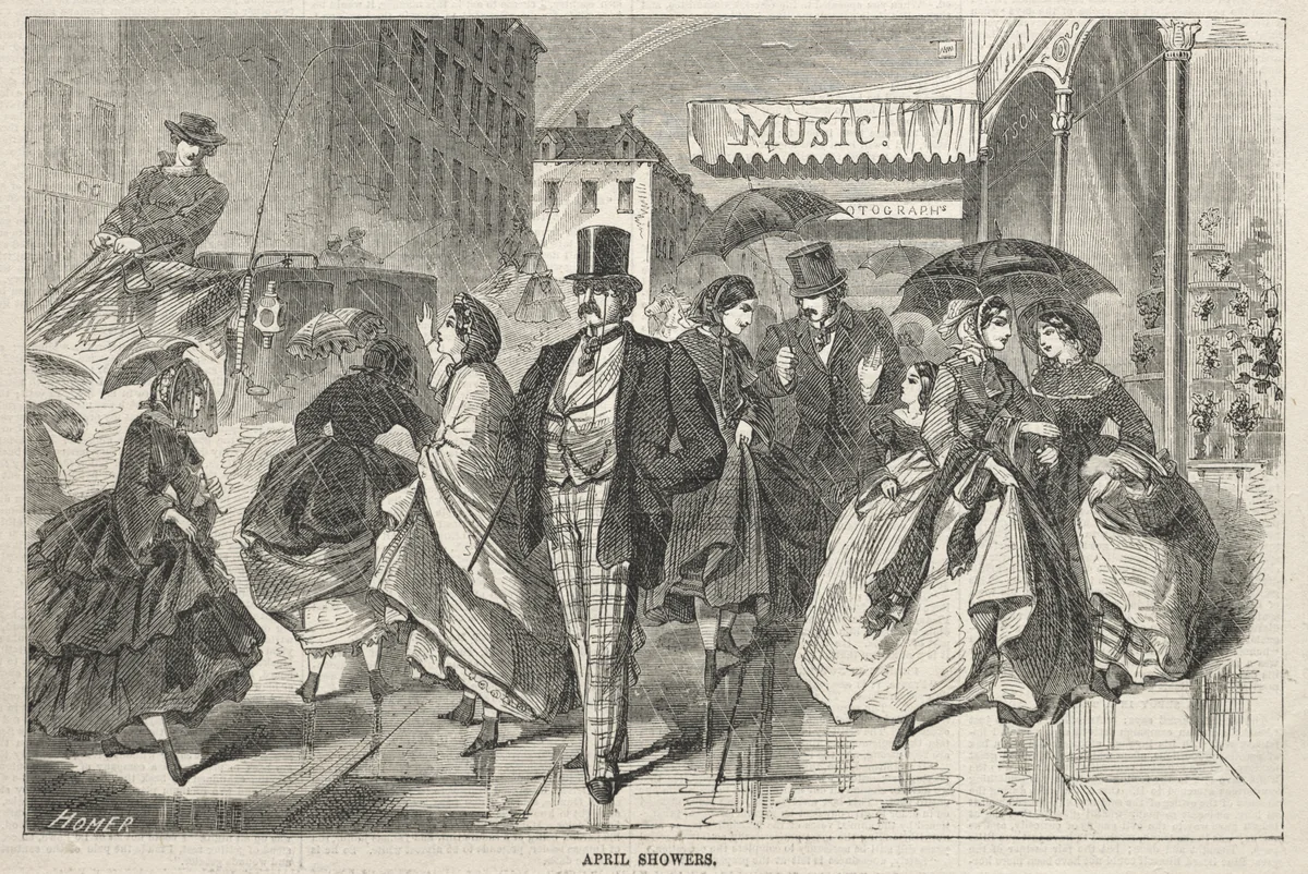 April Showers by Winslow Homer, print, 1859