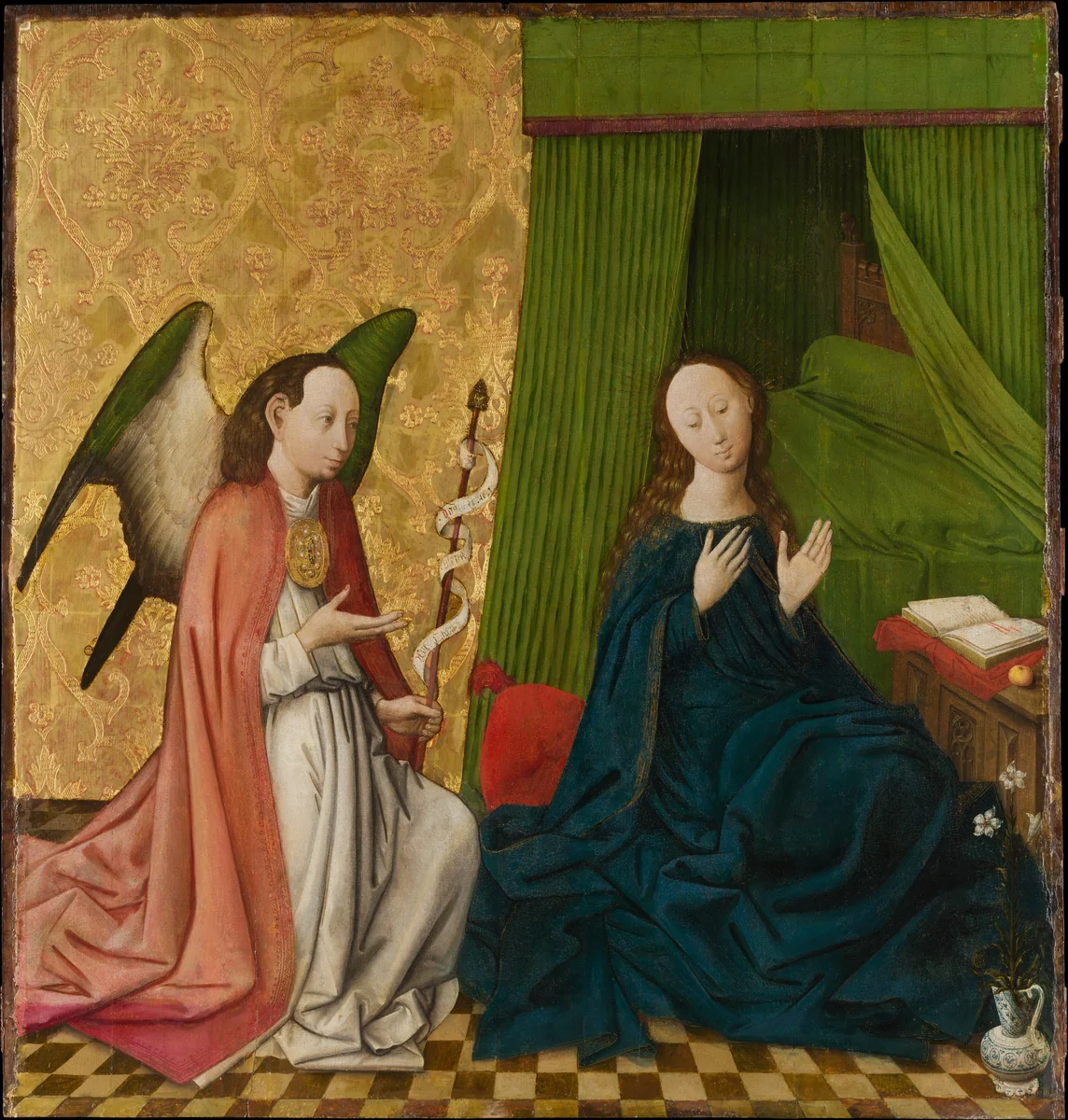 The Annunciation by South Netherlandish Painter, painting, 1455-1465
