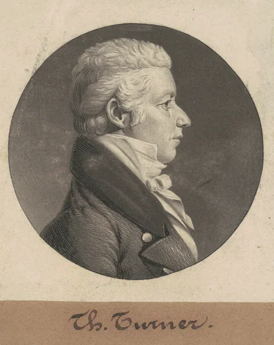 Thomas Turner by Charles B. J. Févret de Saint-Mémin, print, 1808