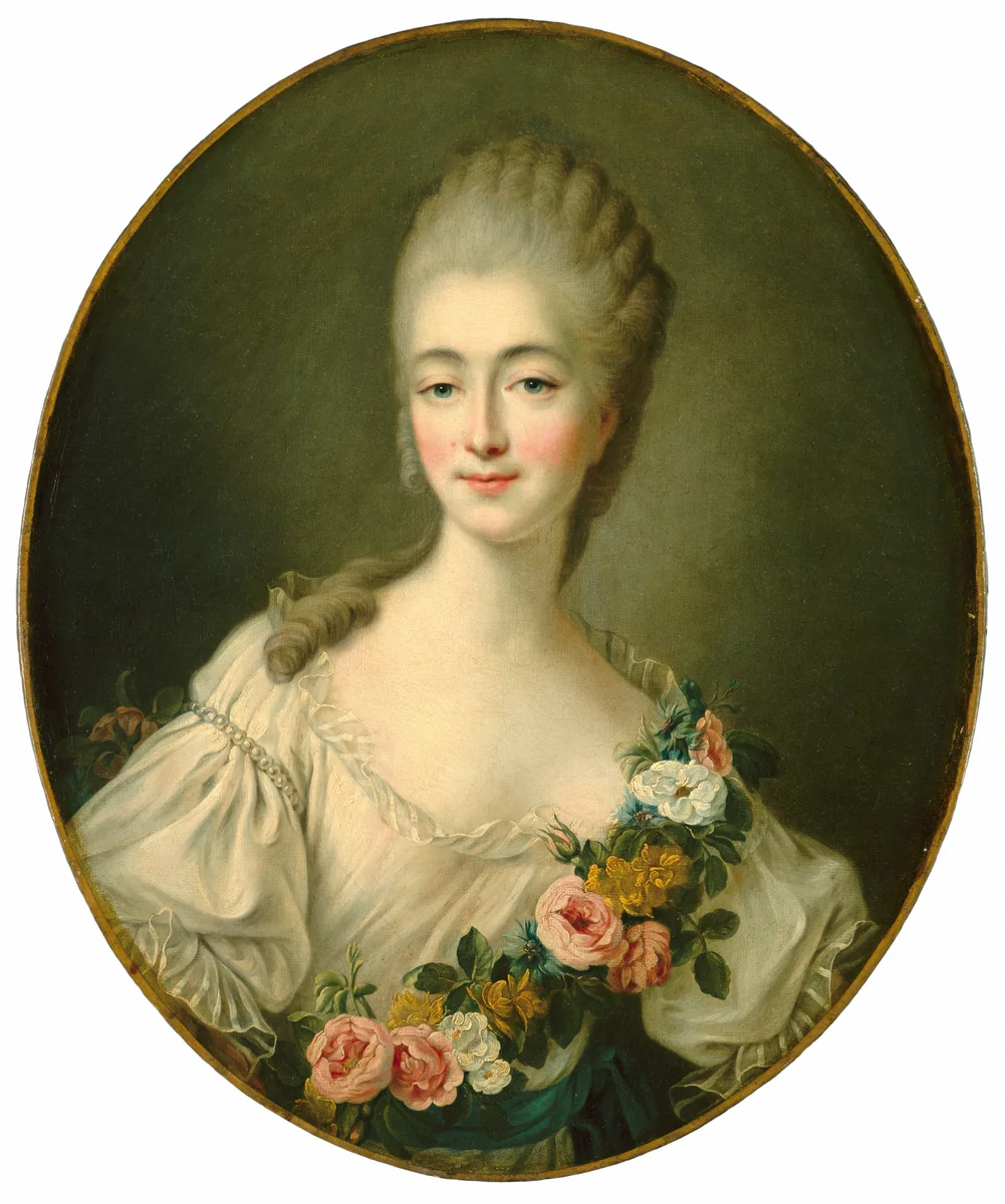 Jeanne Bécu, Comtesse du Barry by François-Hubert Drouais, painting, 1770-1774