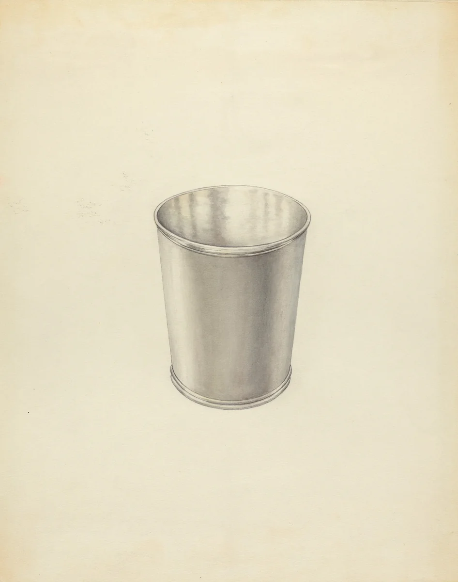 Silver Beaker by Hester Duany, index of american design, 1935-1942