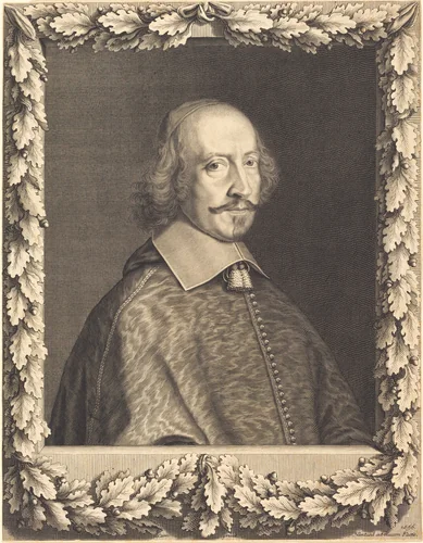 Cardinal Jules Mazarin by Robert Nanteuil, print, 1656