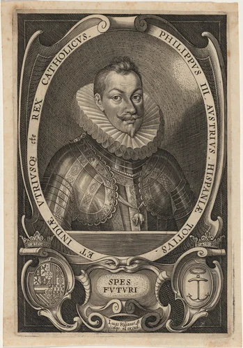 Philip III, King of Spain by Lucas Kilian, print, 1624