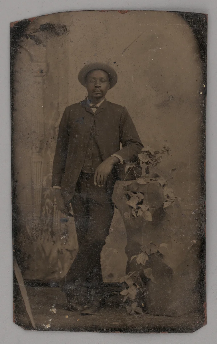Untitled (Portrait of a Standing Man) by Unknown maker, other, 1860-1870