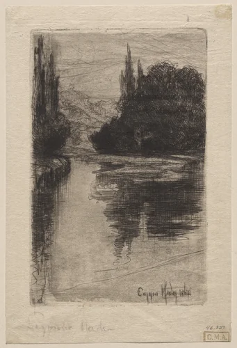 Evening by Francis Seymour-Haden, print, 1864