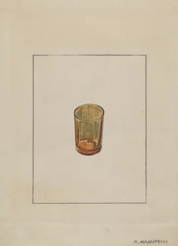Amber Glass by Raymond Manupelli, index of american design, 1935-1942