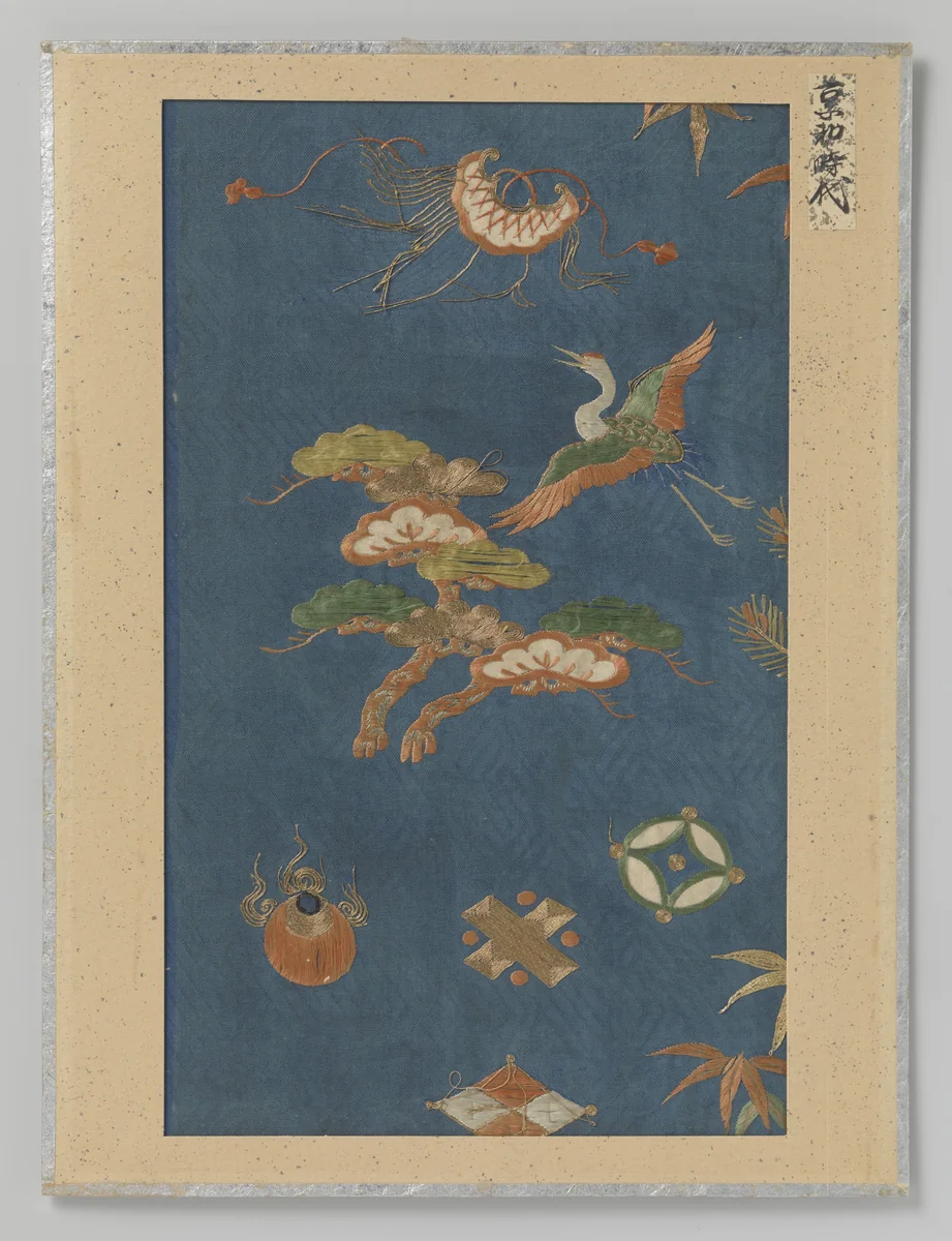 Fragment textiel by anonymous, textile, 1801-1804