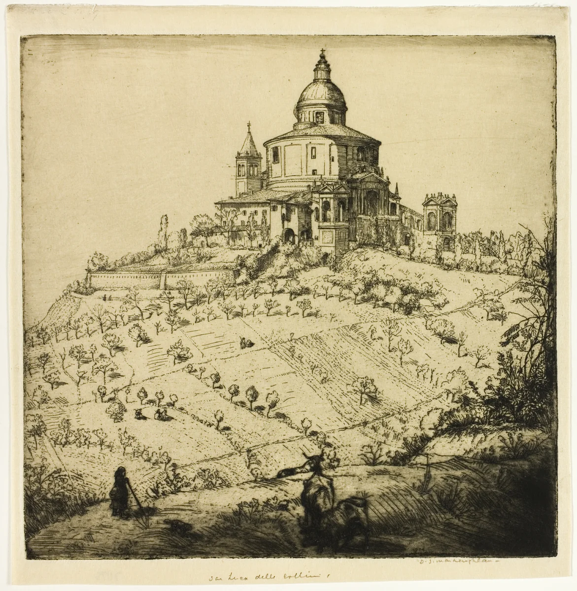 San Lucca dei Colli by Donald Shaw MacLaughlan, print, 1904