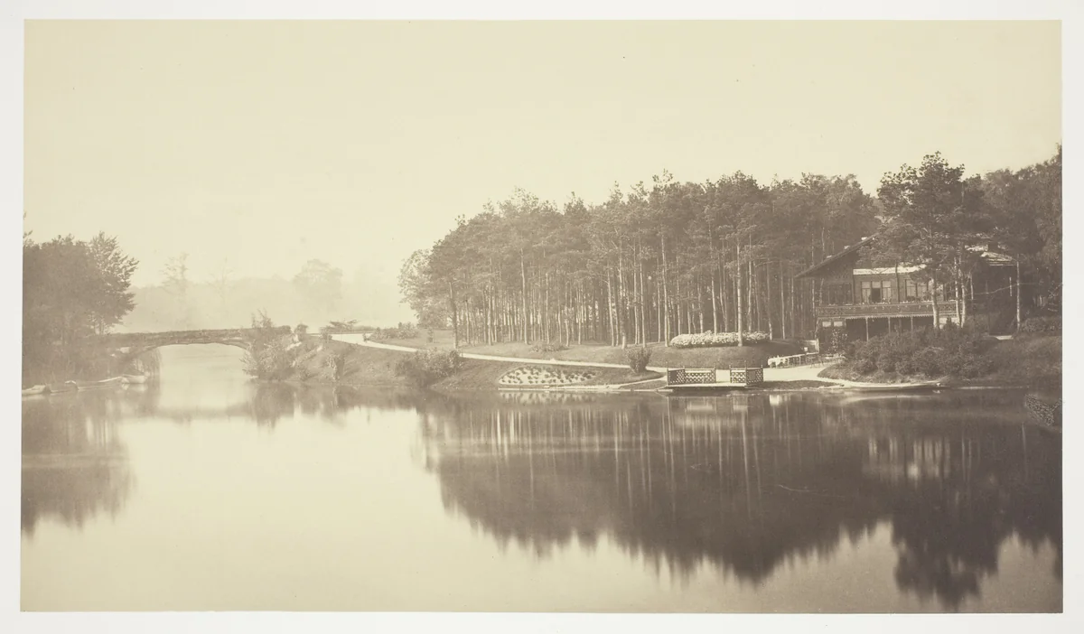 Untitled, from the series "Bois de Boulogne" by Charles Marville, photograph, 1845-1855