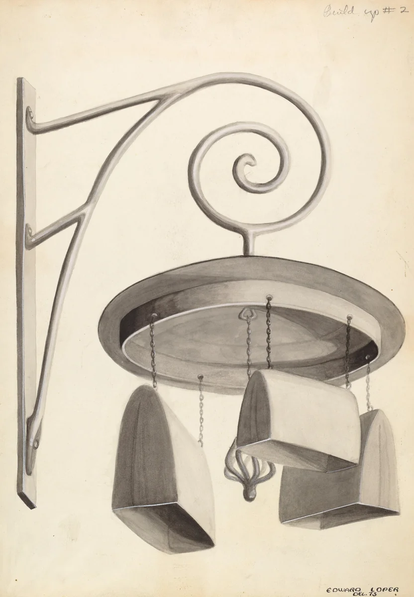 Colonial Chimes by Edward L. Loper, index of american design, 1936