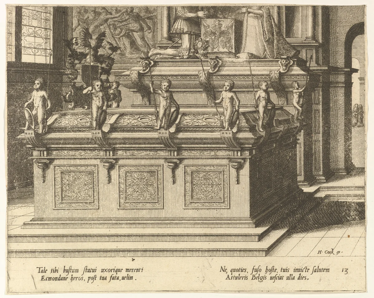 Cœnotaphiorum (13) by Hans Vredeman de Vries, print, 1563
