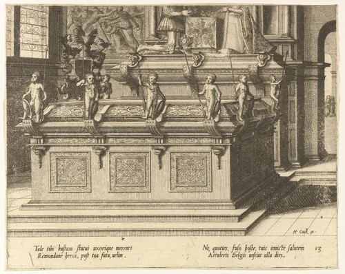 Cœnotaphiorum (13) by Hans Vredeman de Vries, print, 1563