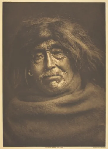Mówakiu-Tsawatenok by Edward Curtis, print, 1914