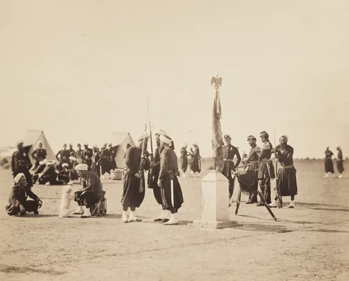 Untitled from the portfolio Souvenirs du Camp de Chalons by Gustave Le Gray, photograph, 1857