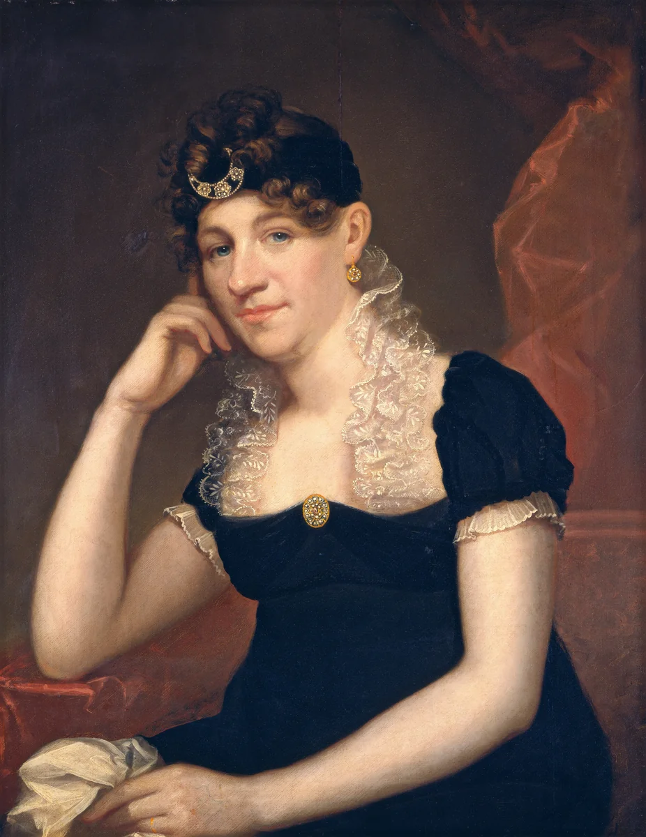 Maria Gansevoort Melvill (Mrs. Allan Melvill) by Ezra Ames, painting, 1815
