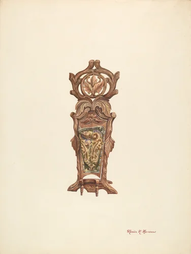 Bootjack & Slipper-Holder by Marius Hansen, index of american design, 1940