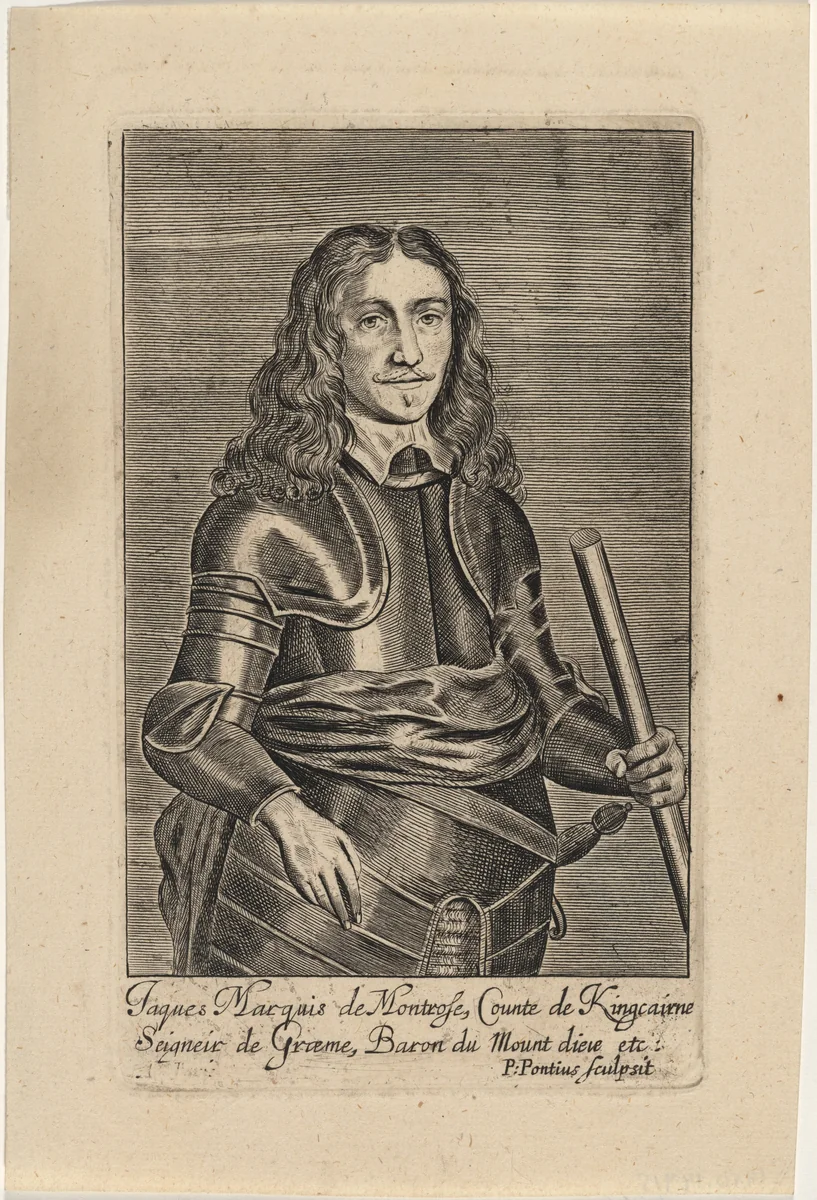 James Graham, First Marquess of Montrose by Paulus Pontius, print, 1603-1658